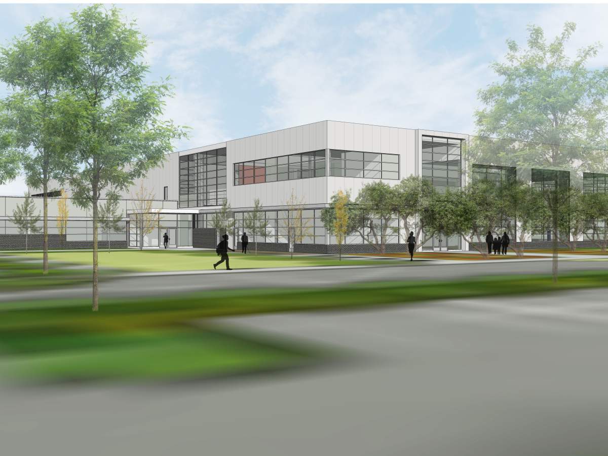 An artist's rendering of the facilities.