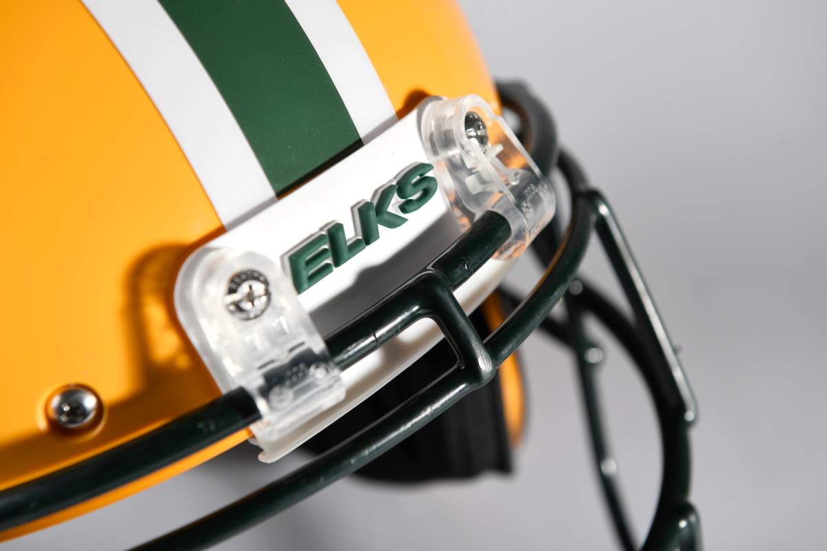 Edmonton Elks 2022 helmet