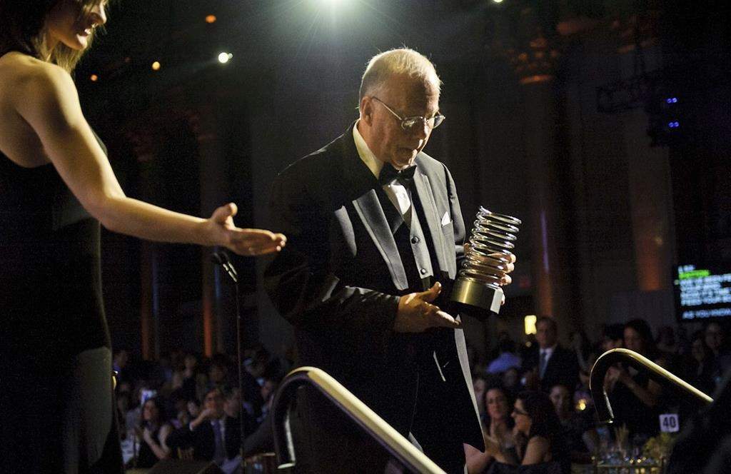 This photo provided by Webby Awards, Stephen Wilhite accepts his Webby lifetime achievement award on May 2013 in New York.