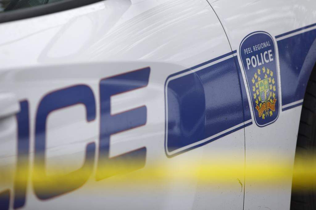 A Peel Regional Police car is seen on Thursday, Nov. 7, 2019. 