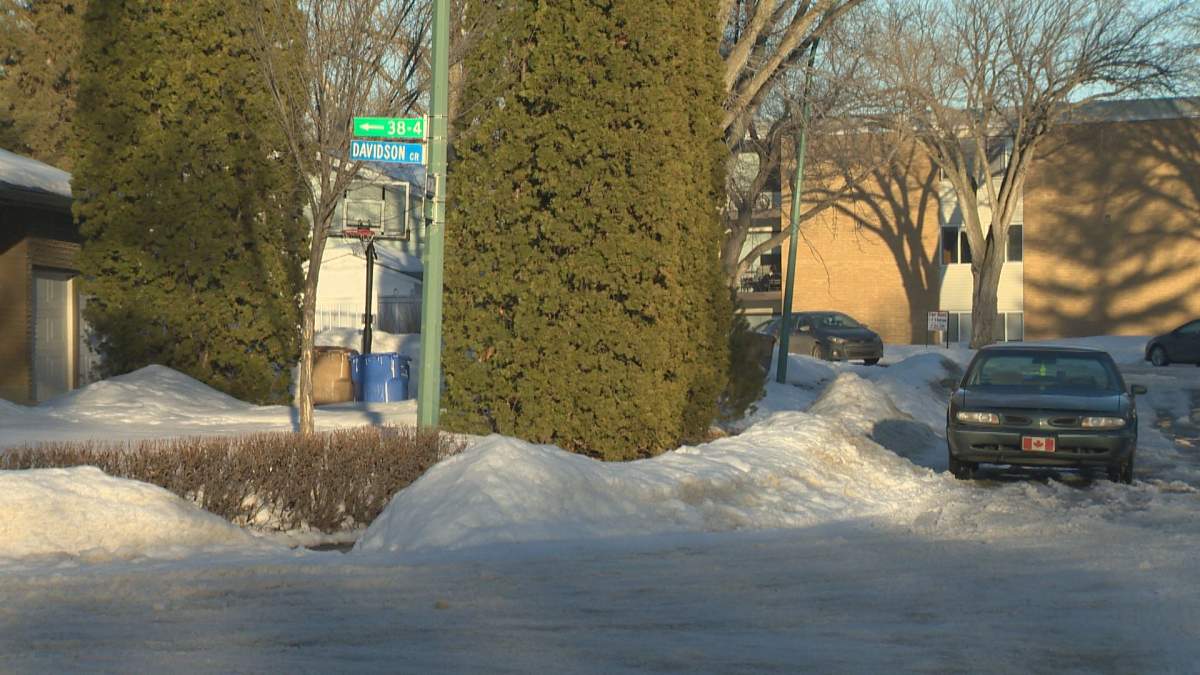 Police were called to the scene at 2:40 p.m. on Tuesday in the 100 block of Davidson Crescent.