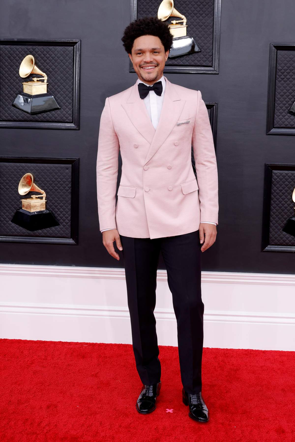Trevor Noah attends the 64th Annual GRAMMY Awards at MGM Grand Garden Arena on April 03, 2022 in Las Vegas, Nevada.