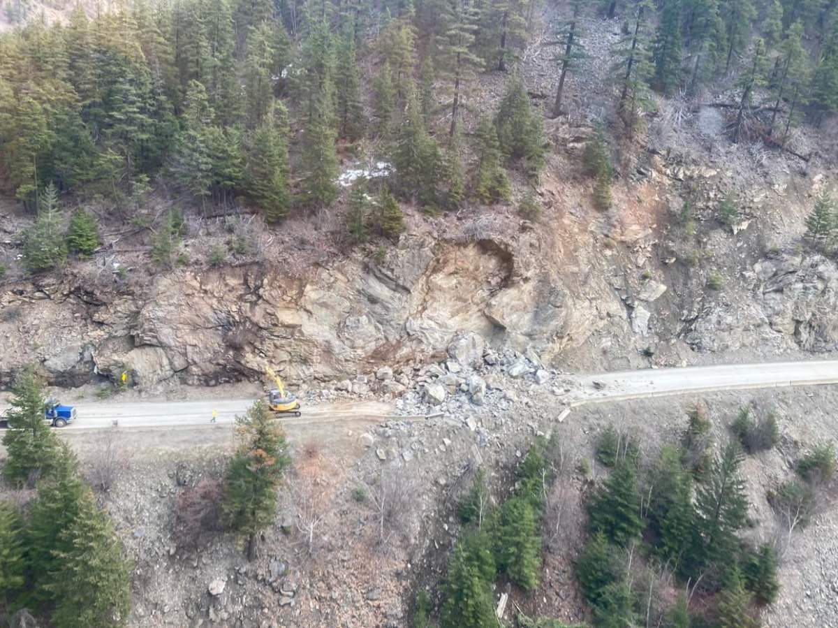 Lillooet rock slide