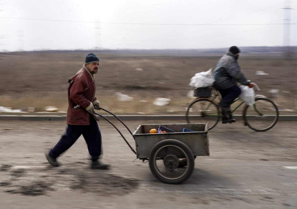 Evacuations from Mariupol in Ukraine