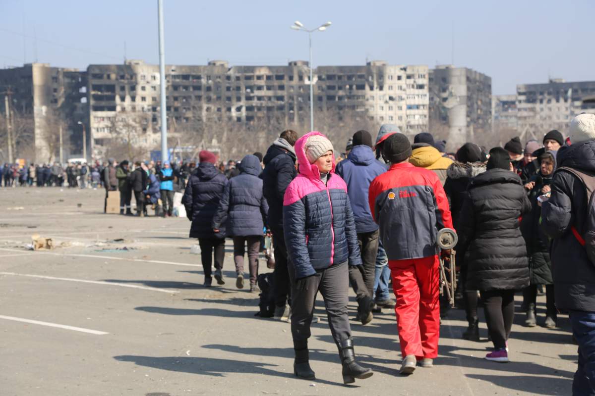 Evacuations from Mariupol continue