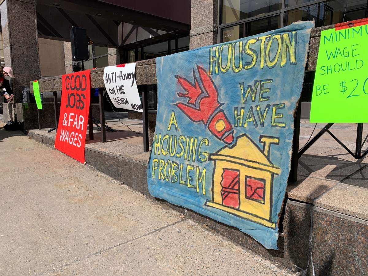 Nova Scotians protest low wages, rising living costs as legislature’s spring sitting begins - image