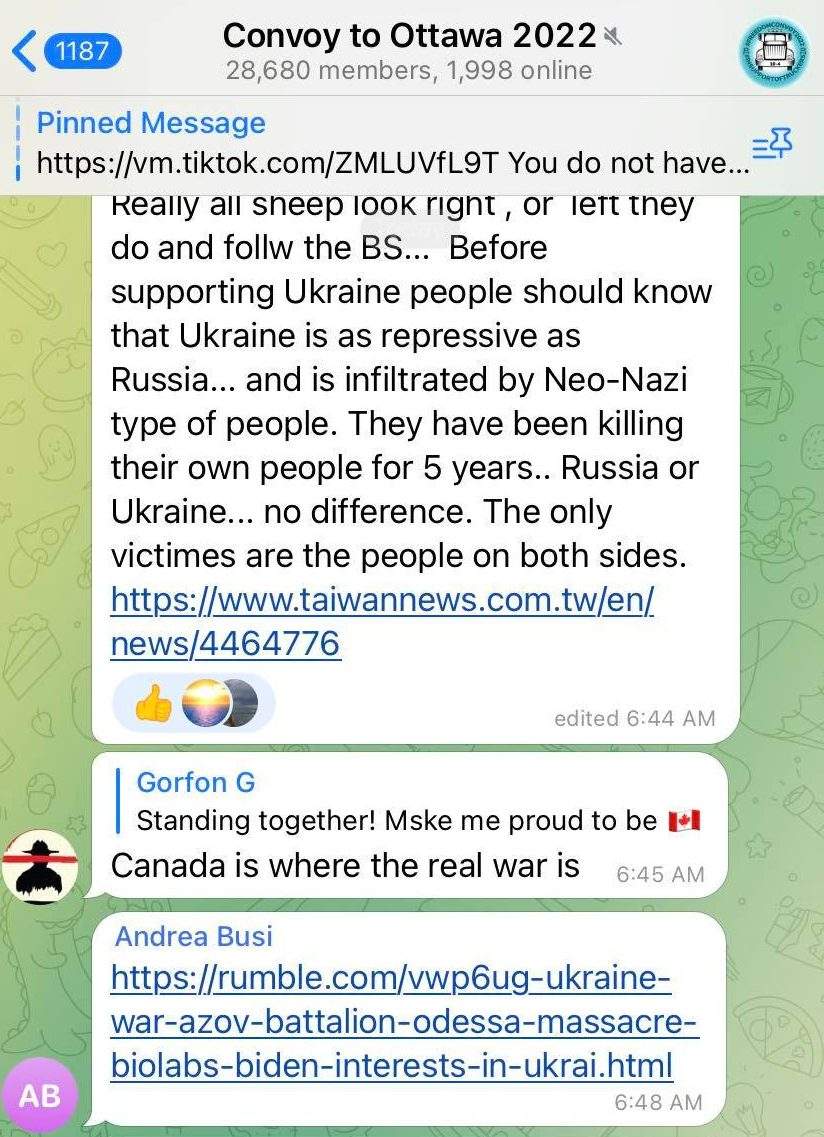 ‘Freedom convoy’ forums find new focus: disinformation about Russia-Ukraine war - image