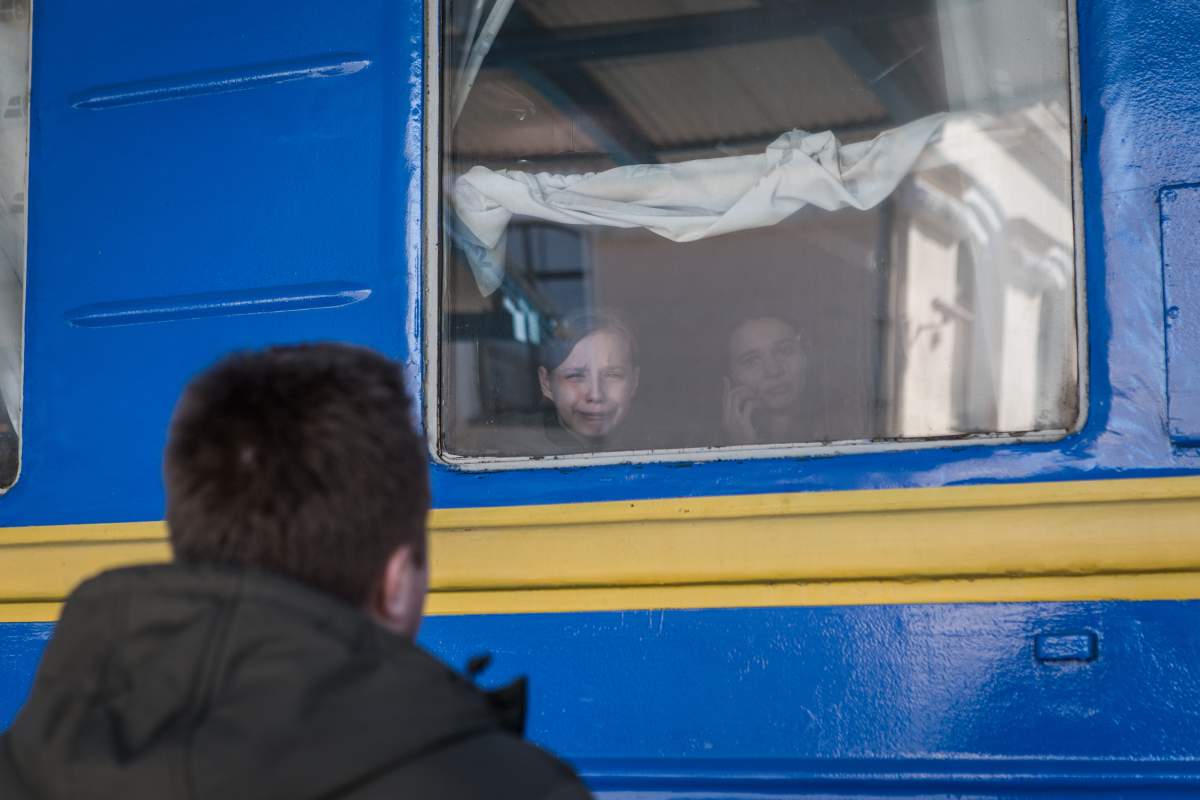 Evacuations from Mariupol to Zaporizhia in Ukraine