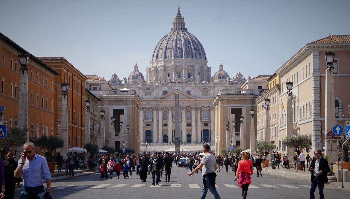 An Indigenous delegation from Canada to the Vatican arrived in Rome on Sun. March 27, 2022 for a week of private meetings with Pope Francis. Despite the COVID-19 pandemic, St. Peter's Square is still buzzing with tourists and international media ahead on the weekend ahead of the event.