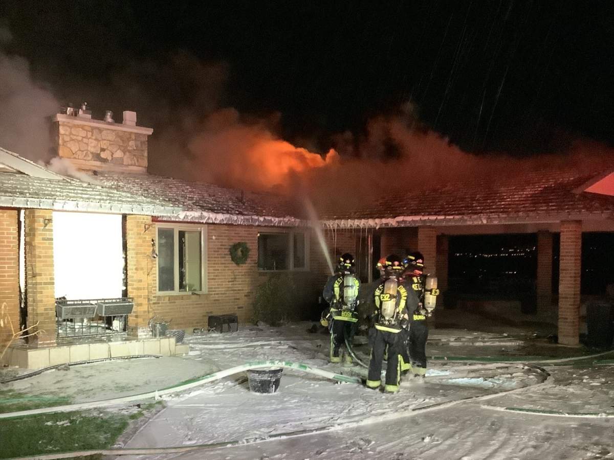 Firefighters in West Kelowna were called to an overnight blaze along Thacker Drive on Tuesday.