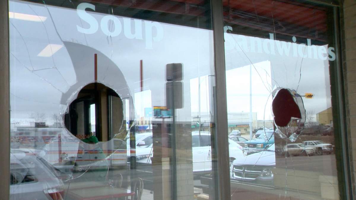 For the fifth time since August, Country Corner Donuts has been the target of vandalism. On Tuesday, owner Vuong Pham says he found broken glass and racist remarks on the windows.