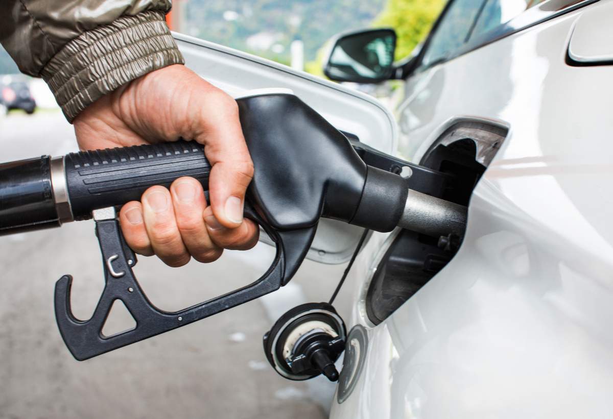 Gas station pump