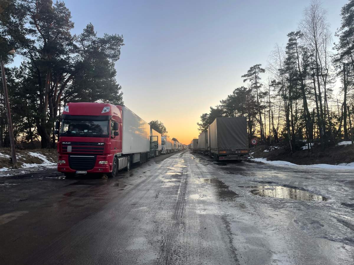 Latvia border crossing