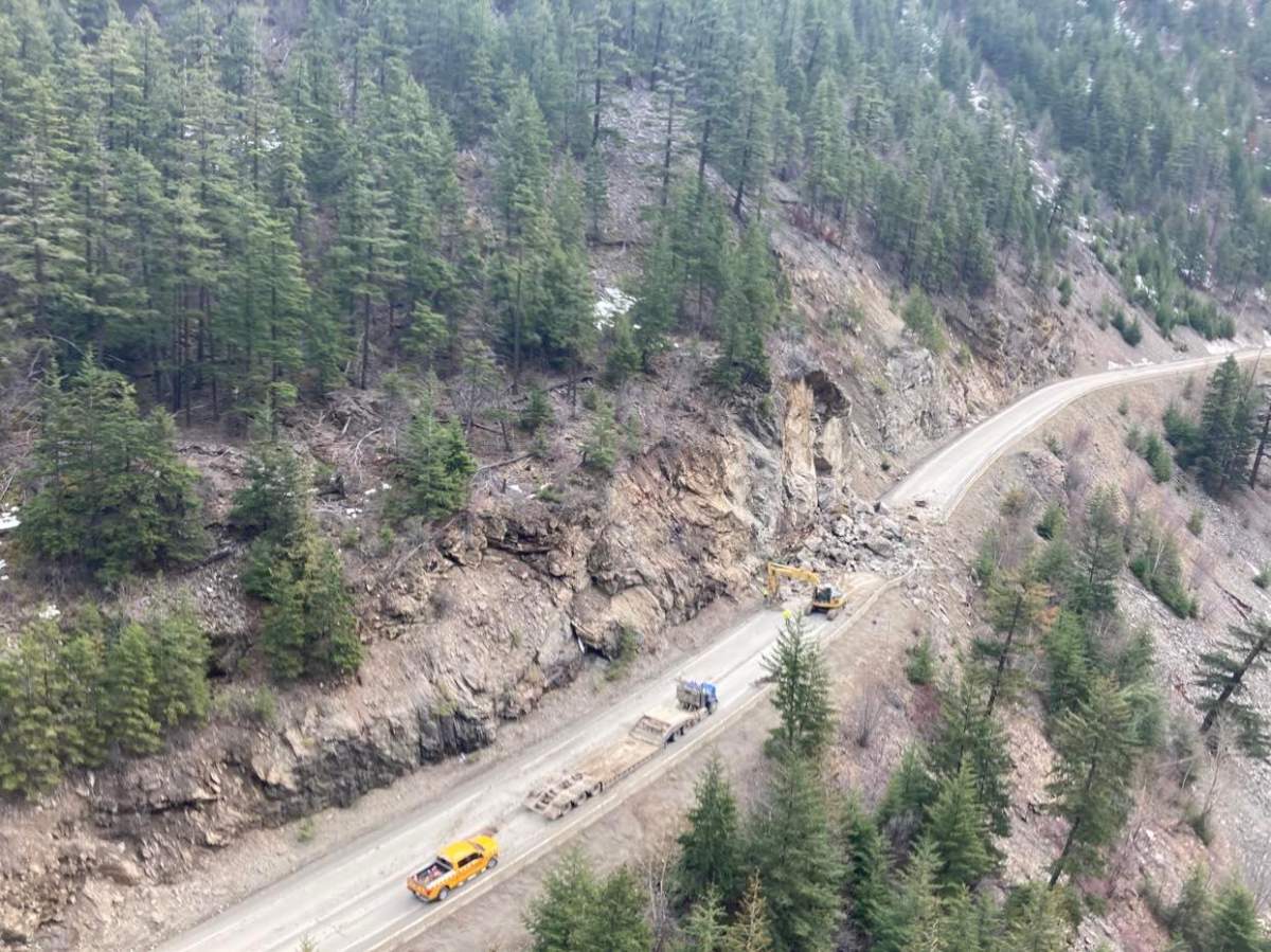 Lillooet rock slide