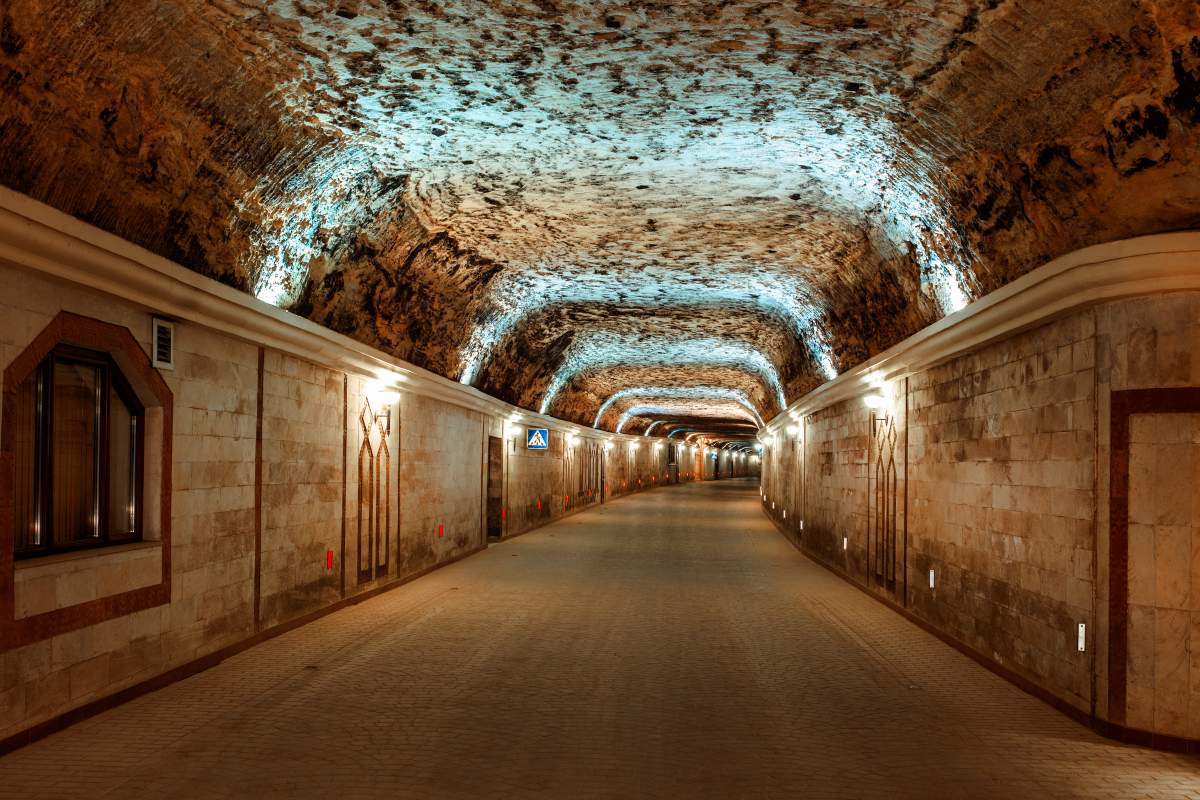 Limestone tunnels Cricova