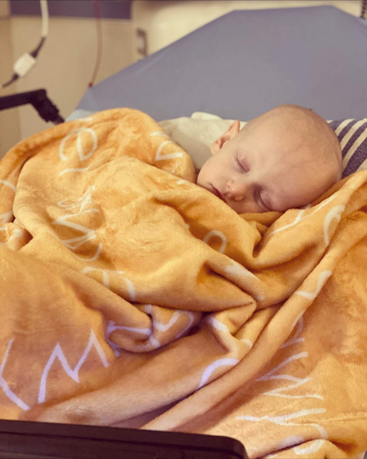 Three-year-old Sawyer Velting was diagnosed with cancer for a second time.