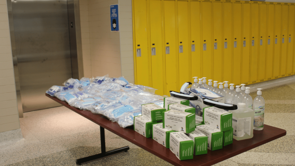 Hamilton's public school board chair has requested an order from the city's medical officer of health to implement a  directive keeping students and staff masked until mid-April.
