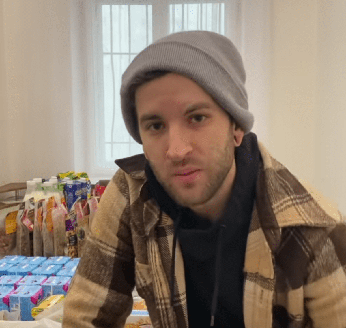 Schnell is shown in a video on his Instagram page discussing supplies he and other volunteers are taking with them to support women and children at the Poland-Ukraine border.