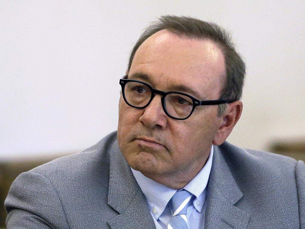 Actor Kevin Spacey attends a pretrial hearing at district court in Nantucket, Mass.