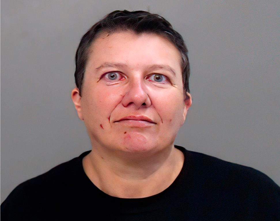This photo provided by the Hidalgo County (Texas) Sheriff's Office, showing the booking photo of Pascale Ferrier.