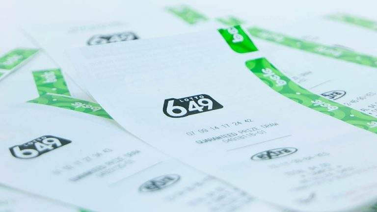 Lotto 6/49 tickets.