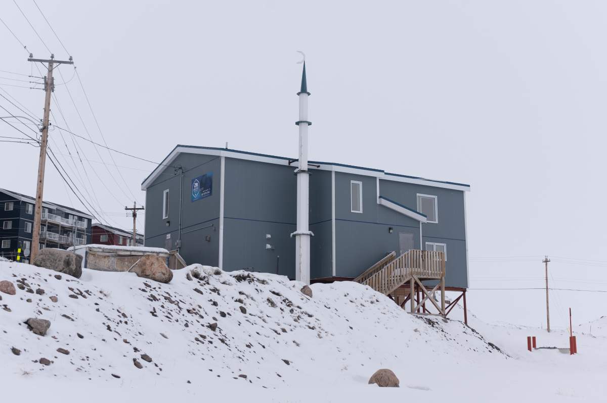 The Iqaluit Masjid is shown on Friday, April 1, 2022. THE CANADIAN PRESS/Dustin Patar