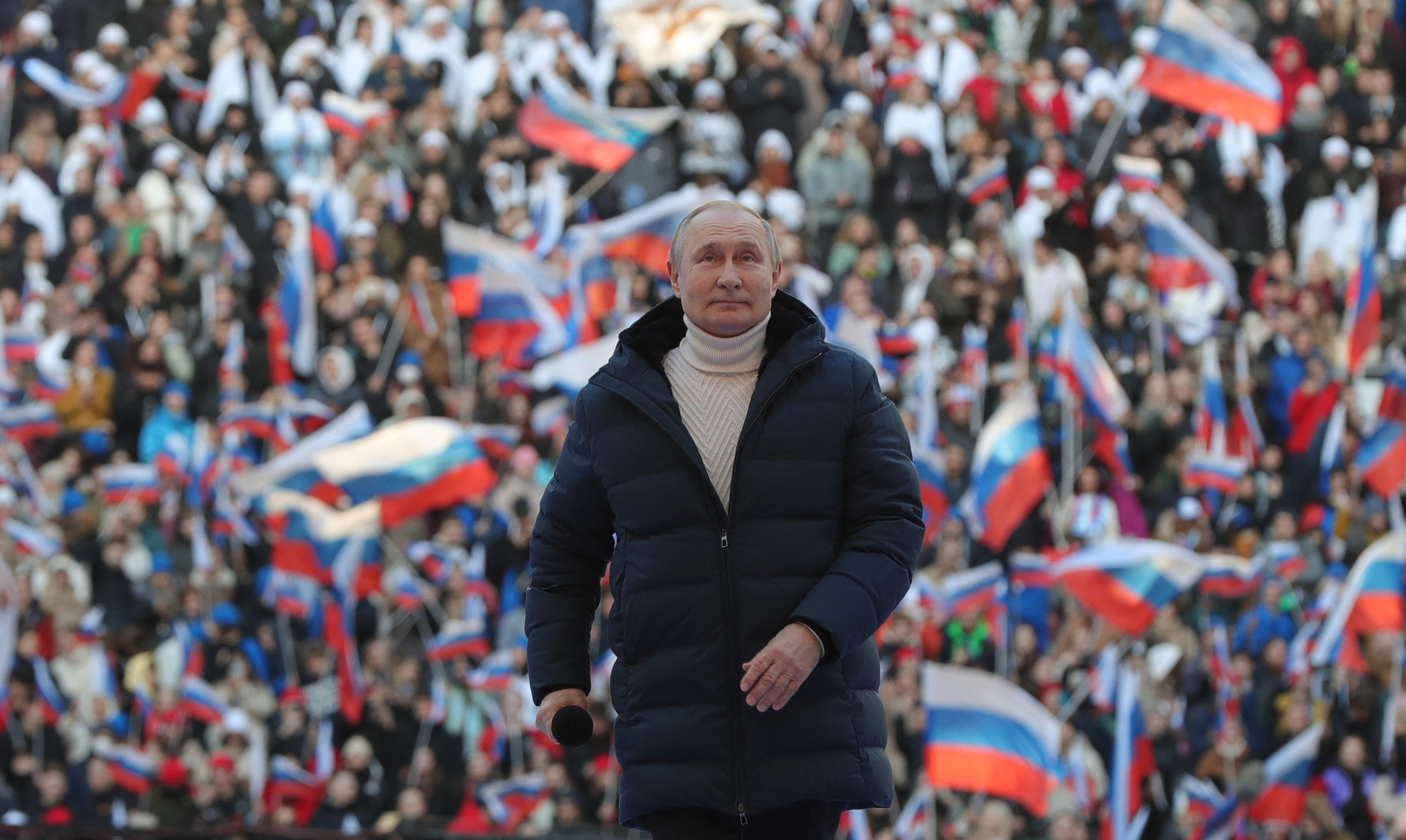 Russian President Vladimir Putin in Moscow on March 18, 2022.