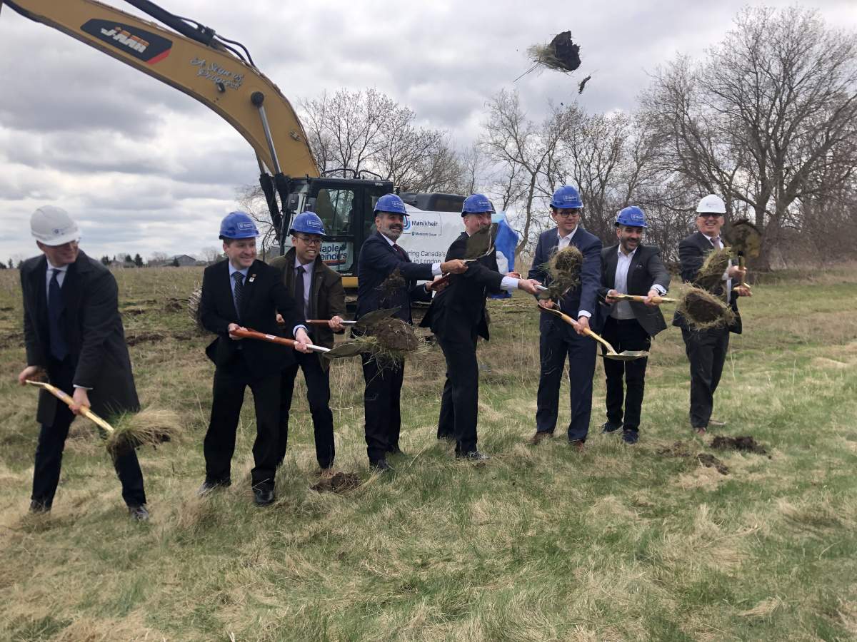 Medicom and representatives from the Ontario government were in London Tuesday, April 26 to break ground on the site of the soon-to-be 120,000 square-foot nitrile gloves facility. April 26, 2022