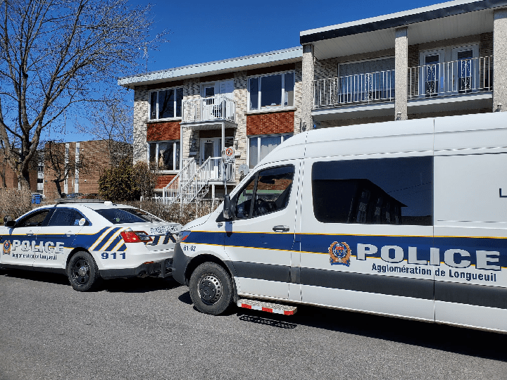 Longueuil police took part in a  major operation on Thursday leading to the arrest of eight people in connection with drug trafficking. Tuesday, April 12, 2022.