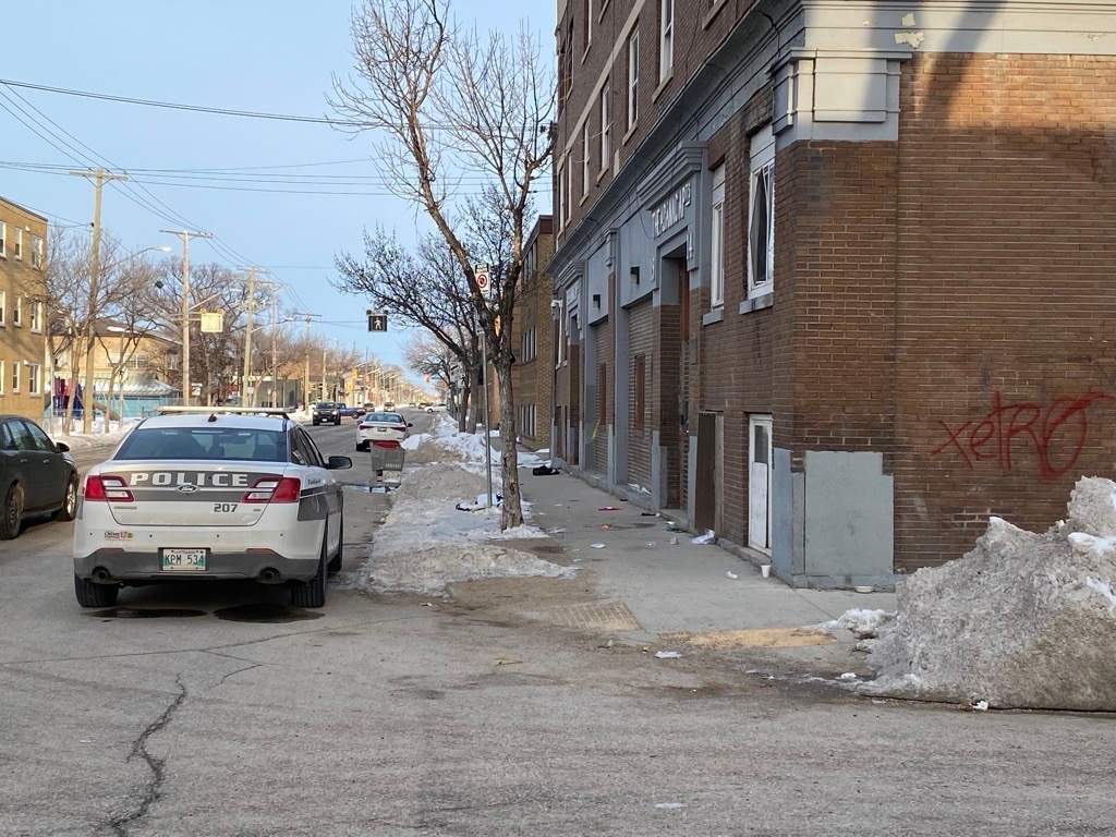 Winnipeg police were called to a fatal shooting at an apartment in the 700 block of Sargent Avenue April 18.