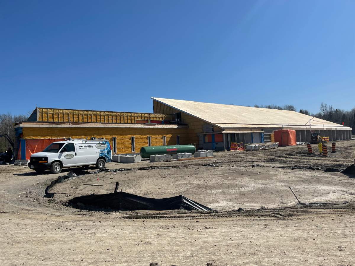 Construction continues on the new Peterborough Humane Society animal care centre on Technology Drive.