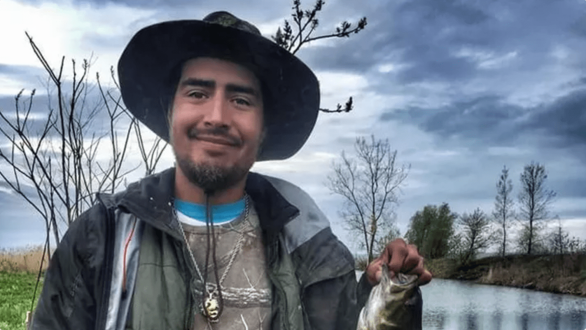 Michael Shawnoo, 36, of the Chippewas of Kettle and Stony Point First Nation.