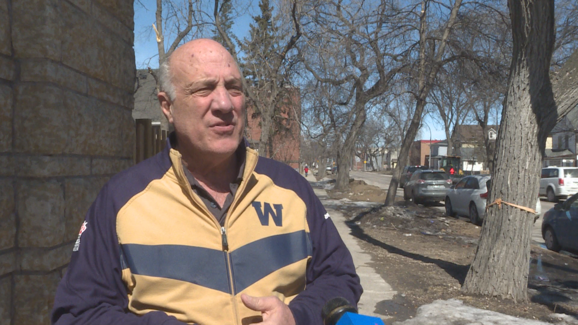 Tom Ethans, executive director of Take Pride Winnipeg, says the downtown core has been hit hard with instances of graffiti this year.