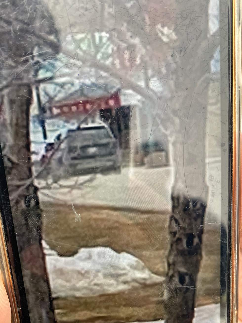 A picture of the suspect’s vehicle.