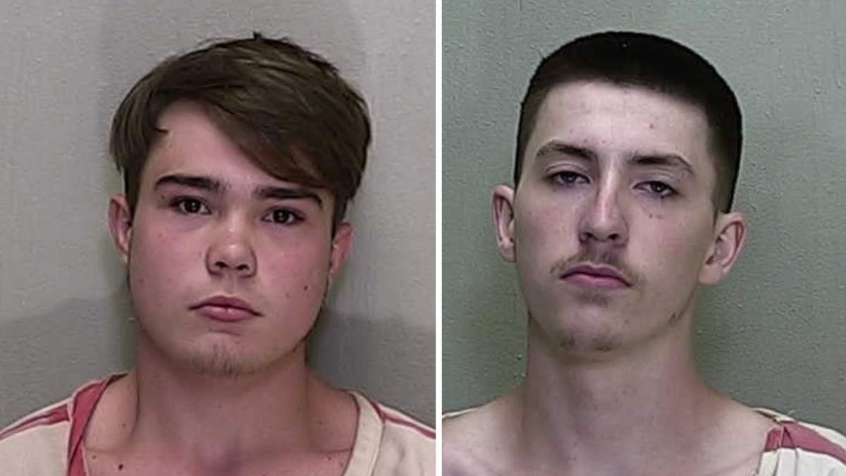 Mugshots of Joshua Vining and Colton Whitler.