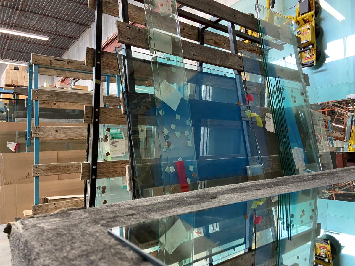 Warehouse at Alpine Glass.