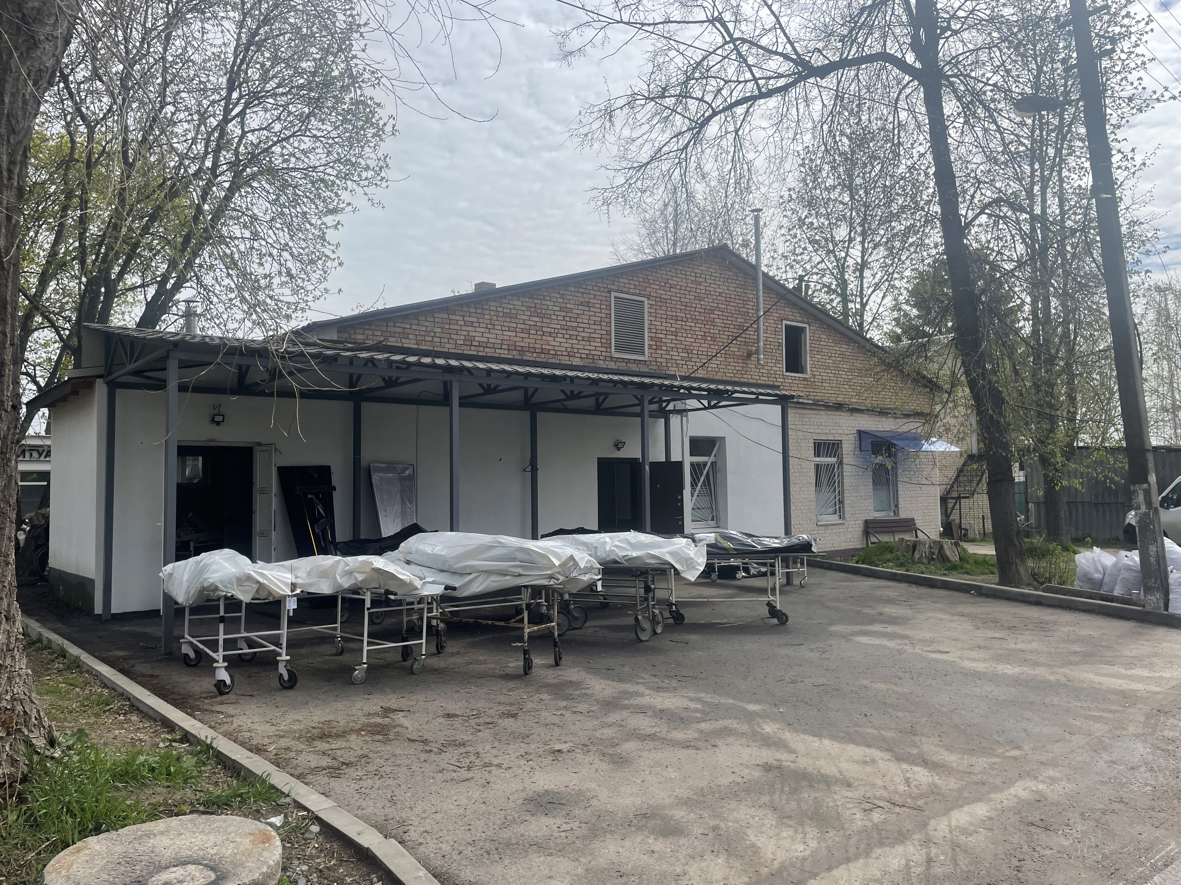 Bucha morgue