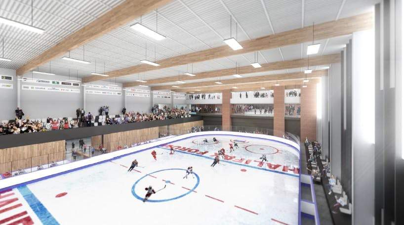 The redeveloped Halifax Forum would include two NHL-sized ice surfaces.