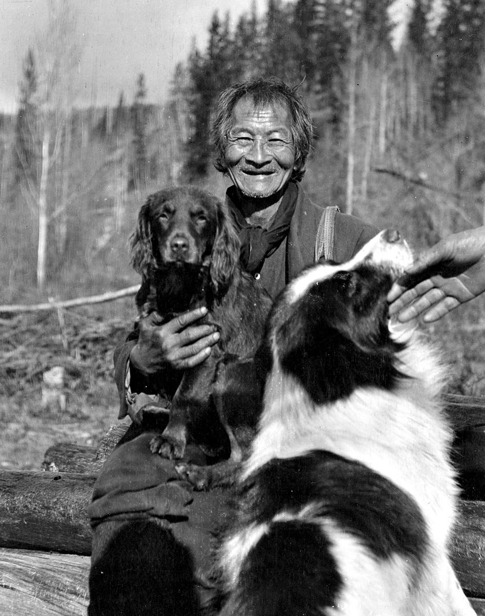 This 1871 photo shows an image of Ah Hoo, a Chinese miner in the Omineca mountains of interior B.C.