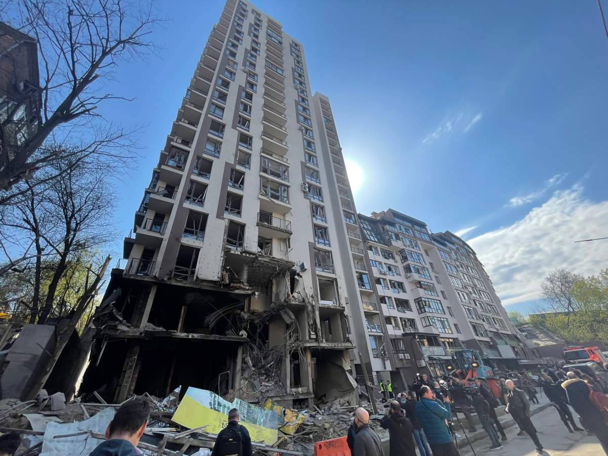Missile strike Kyiv