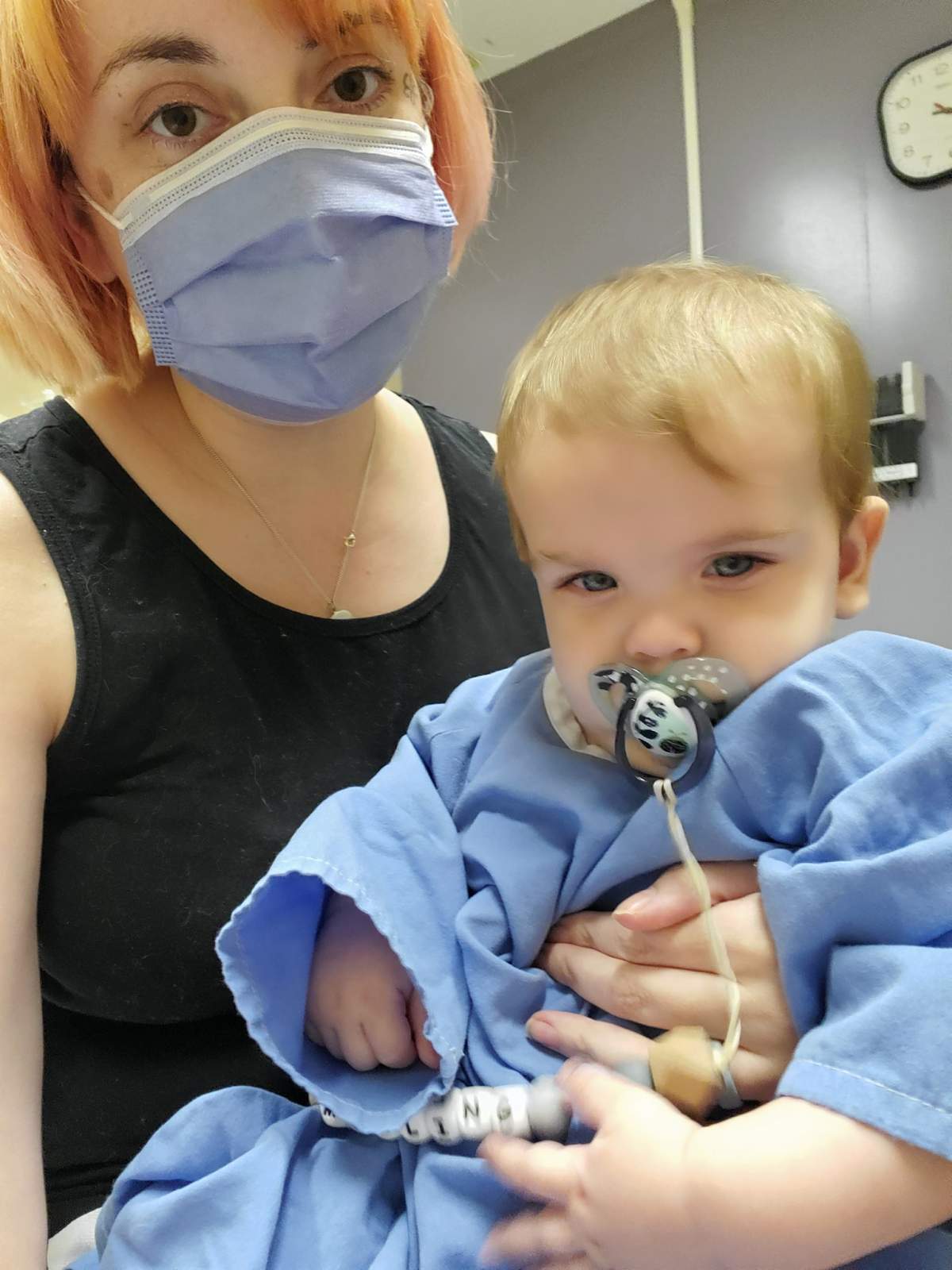 After spending Monday at the hospital, baby River is now recovering at home.