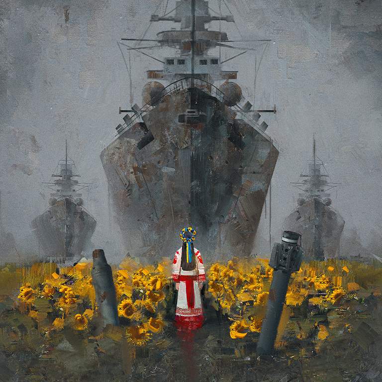 One of more than 70 pieces of artwork that will be available at the Avatars for Ukraine auction on Thursday, May 19, managed by London, Ont., resident from Ukraine Dmitry Tarabanov in partnership with Ukraine's Ministry of Digital Transformation.