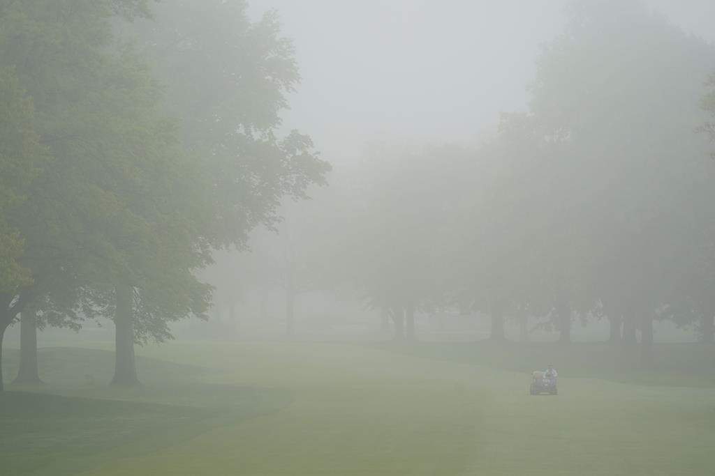 Heavy fog picture. 