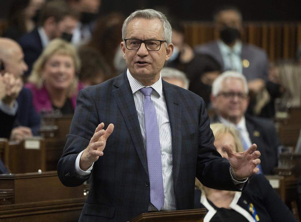 BC MP Ed Fast speaks in the House.