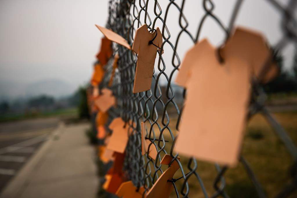 Cutouts of orange t-shirts