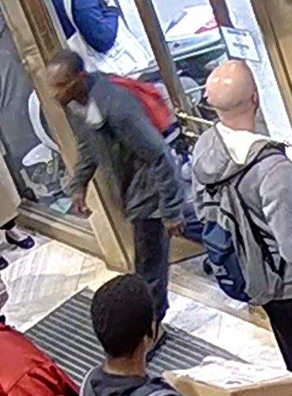 Suspect in assault investigation.