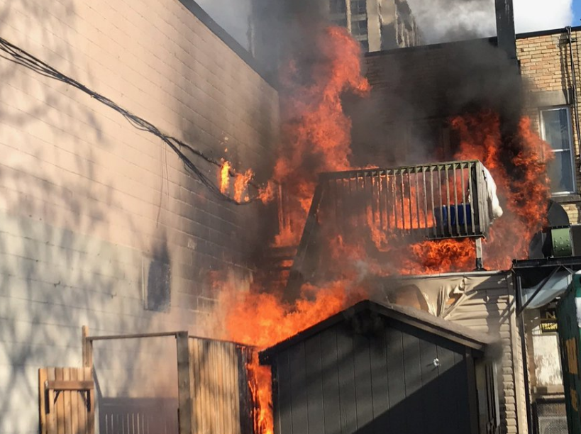 Ark Aid Mission fire