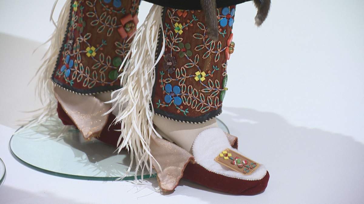 Women’s Regalia, 2017, mixed media. Courtesy of the artist and Heffel Fine Art Auction House.