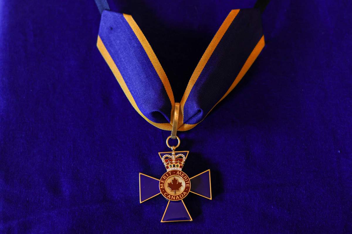 The Order of Military Merit is pictured, on the second day of Britain's Prince Charles and Camilla, Duchess of Cornwall, Canadian 2022 Royal Tour, in Ottawa on Wednesday, May 18,