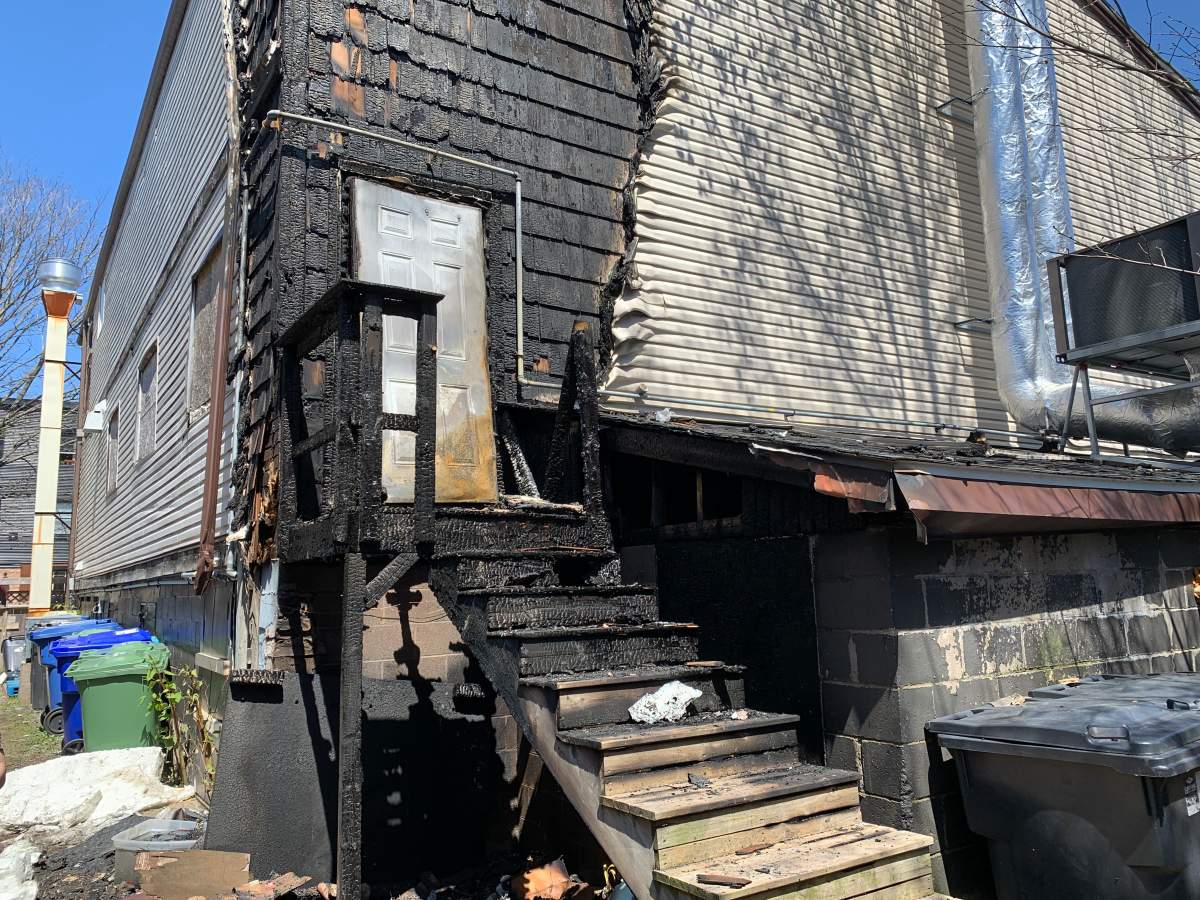 The fire broke out at Souls Harbour on Wednesday night.